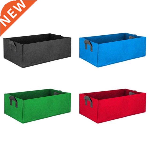 4pcs Large Rectangular Vegetable Grow Bags Garden Nursery Pl