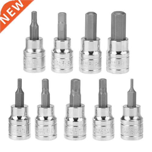 9pc 210mm Nut Driver Drill Bits Inner Hexagon Socket Wrench
