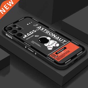 Cute Astronaut Silicone Phone Case For Samsung Galaxy S22 S2