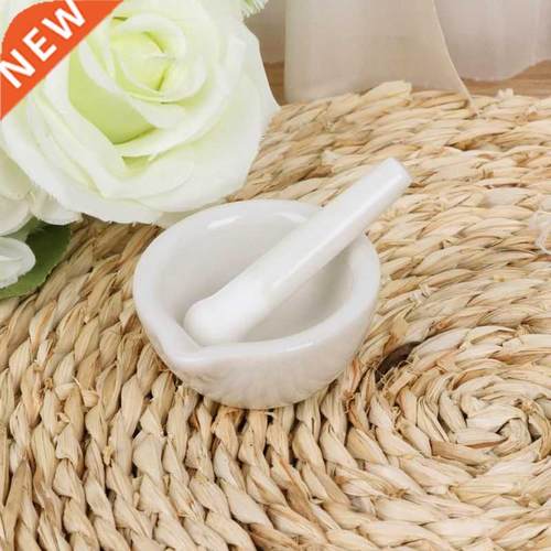 Porcelain Mortar and Pestle Spice Herb Grinder Mixing Grindi