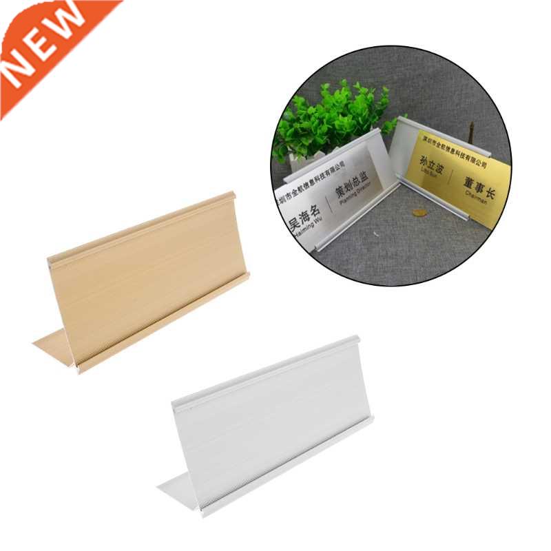 Golden Silver Sign Aluminum Alloy Ne Desk Plaque Holder Of