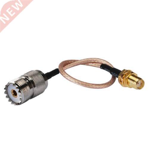50CM RF Coaxial Cable SMA Female to UHF SO29 PL259 Female R
