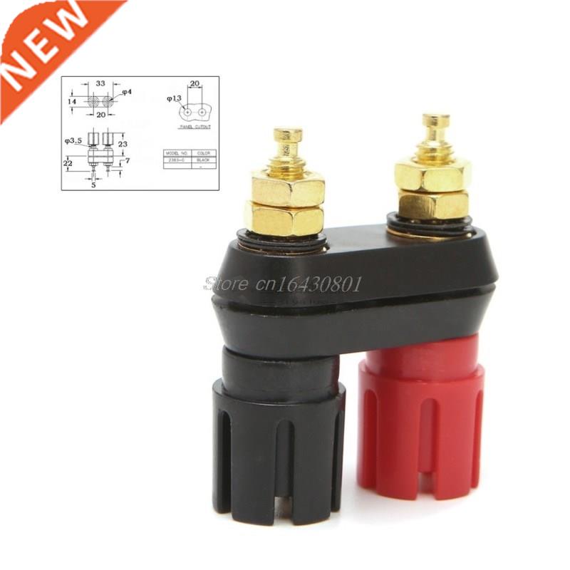 Dual 4mm Banana Plug Jack Socket Binding Post for Speaker Am