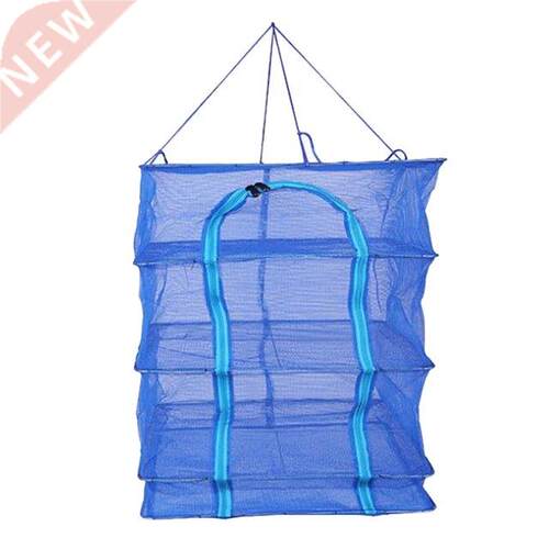 1Pcs Foldable Fishing Net Multi-Layer Drying Net Basket Drye