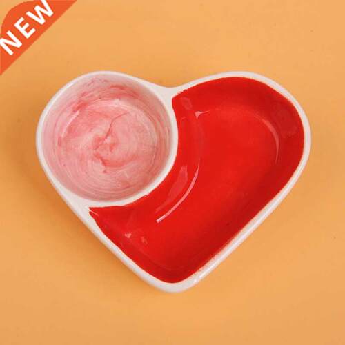 Hamster Bowl Ceramic Guinea Pig Water Bowl Small Animal Hear