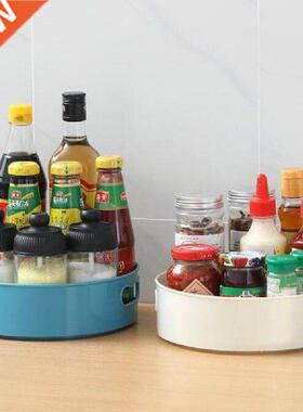 60 Rotating Tray Kitchen Storage Containers For Spice Jar