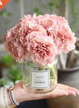 pink silk hydrangeas artificial flowers wedding flowers for