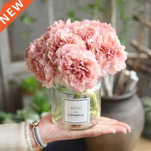 pink silk hydrangeas artificial flowers wedding flowers for