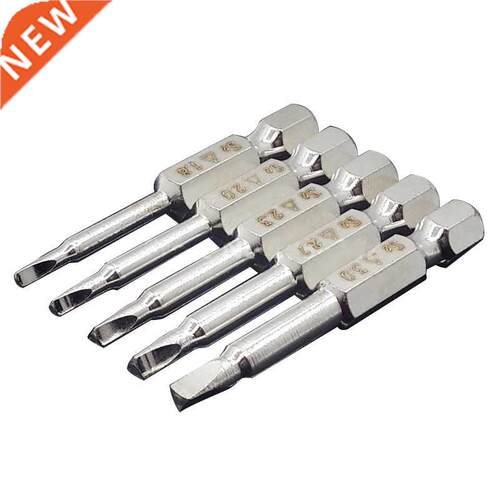 5Pcs Set Triple-cornered Bits S2 1/4 inch Hex Shank 50 Scr