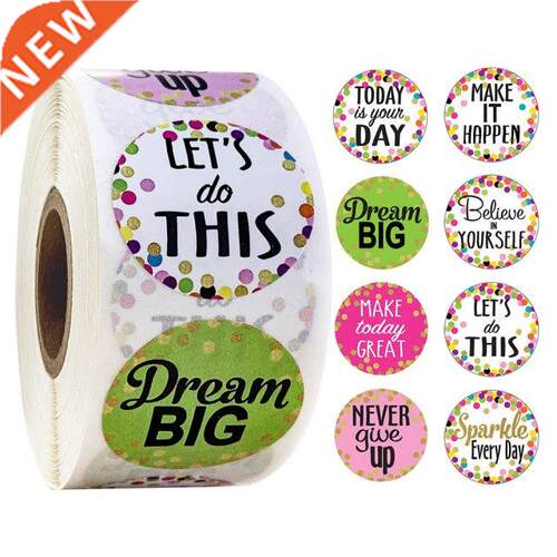 100-500pcs/Roll Encouragement Sticker Reward Stickers For Ki