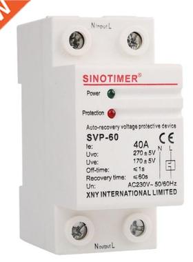 230V AC 40A Din Rail Adjustable Automatic Recovery Reconnect