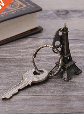 Bronze Tone Pris Eiffel Tower Figurine Sttue Vintge lloy