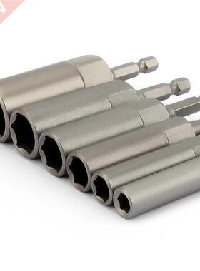 6Pcs 6mm-17mm 80mm Length Extra Deep Bolt Nut Bit Set Metric