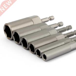 6Pcs 6mm-17mm 80mm Length Extra Deep Bolt Nut Bit Set Metric