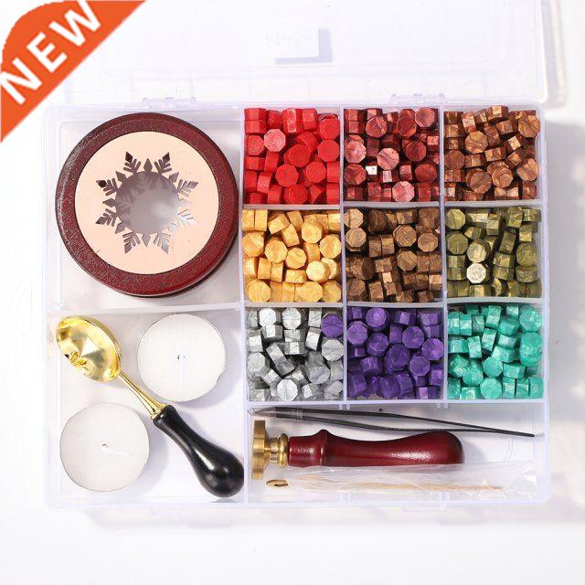 Retro Sealing Wax Kit Melting Furnace Wax Seal Accessories F