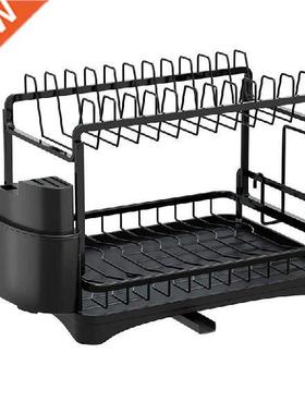 Dish Drainer Rack,Dish Drying Rack,Dish Rack with Drain