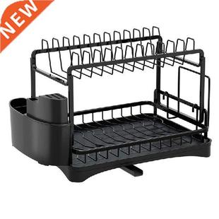 Dish Drainer Rack,Dish Drying Rack,Dish Rack with Drain