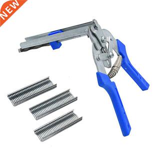 Farm Animal Wire Cages Hog Ring Plier and M Clips Staples