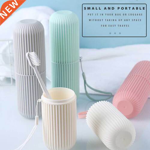 Trvel Portble Toothbrush Cup Bthroom Toothpste Holder