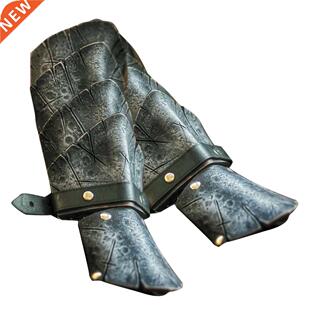 Medieval Leather Arm Gauntlet Wristband Knight Bandage