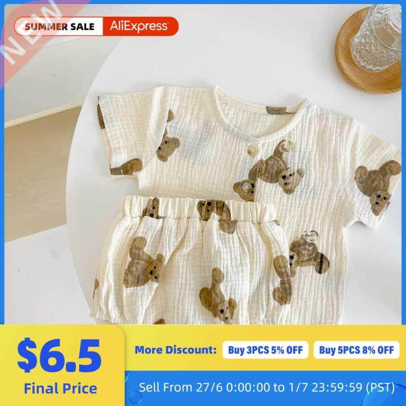 Baby Clothing Set Children's Solid Color Long-sleeve Elastic