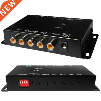 car 4-Way Composite RCA Video Splitter Distribution support