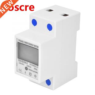 DDS662 Digital Energy Meter Good Reliability LCD Display Sin