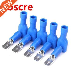 100PCS 16-14AWG Insulated Spade Crimp Wire Cable Connector T