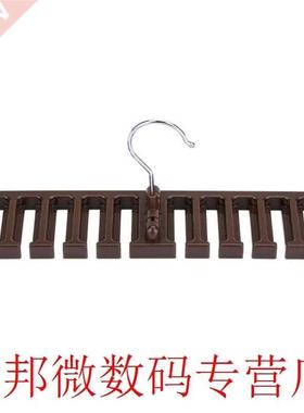 1Pcs 10 Slot Tie Belt Scarf Rack Organizer Sturdy Plastic Cl