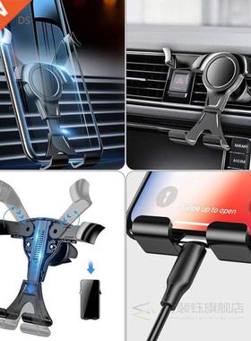 Universal Car Phone Gravity Holder in Car Air Vent Mount Sta