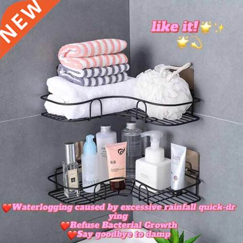 Bathroom Shelf Shower Shampoo Soap Organizer Triangle