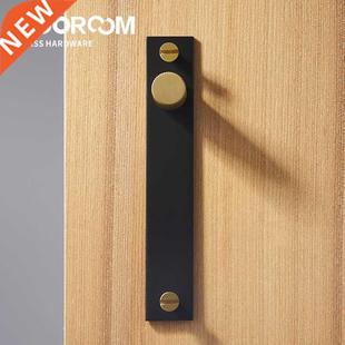 Brass Furniture Handles Modern Stripe With Plate Cupboard W