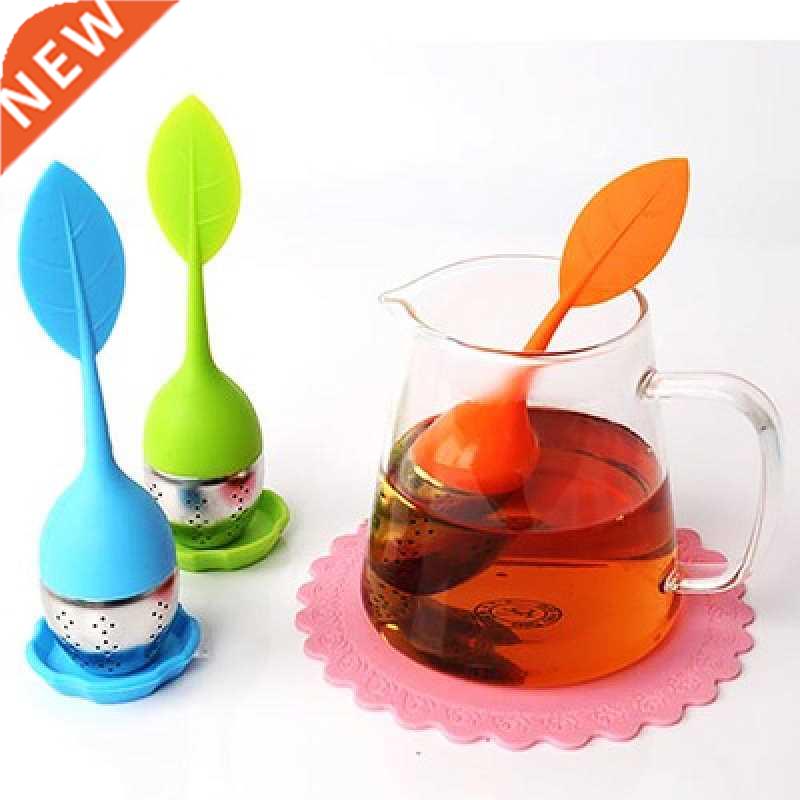 Tea Infuser Spice Filter Tea Bags Creative Leaves Shape