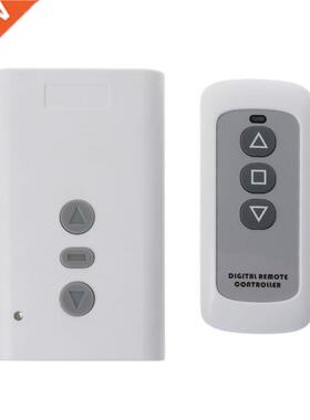 433MHz AC220V 2CH Relay Receiver+RF Transmitter Wireless Rem