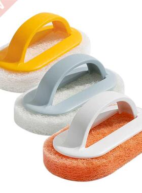 Multifunctional Sponge Handle Tiles Brush Kitchen Bathroom S
