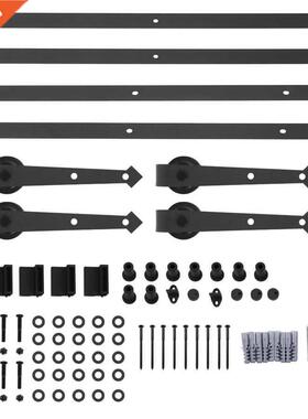 12FT Double Door Splicing Arrow Type Carbon Steel Barn Door
