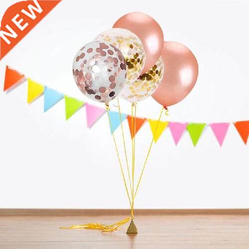 20pcs/50pcs Sequins Latex Balloons Inflatable Fashion Rose