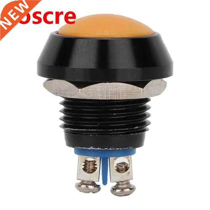 10pcs 12mm Momentary Metal Push Button Switch Round Head Sel