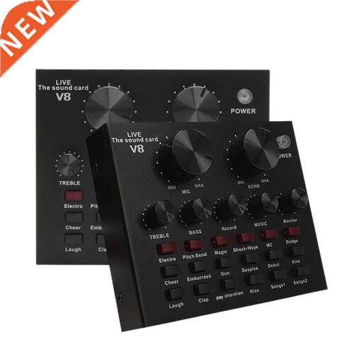 HOT-V8 Sound Card Audio Set Interface External sb Live icro