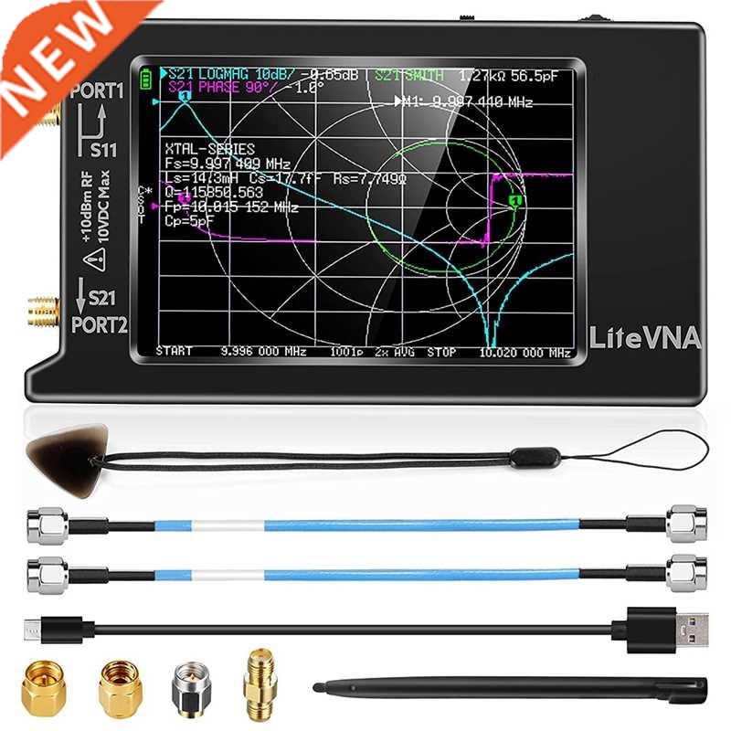 LiteVNA 50KHz-6.GHz Vector Network Analyzer,4Inch Antenna A