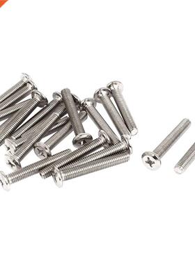 20pcs Hrdwre M6x40mm Phillips Countersunk Hed Screw Bolts