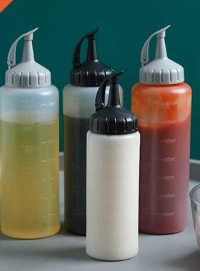 Squeeze Squirt Condiment Bottles with Twist On Cap Lids