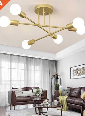 odern Creative Lighting War And Roantic Golden Bedroo