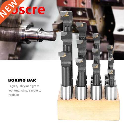 12Pcs Boring Bar Set 3/4in F1 Type High Speed Steel CNC Lath
