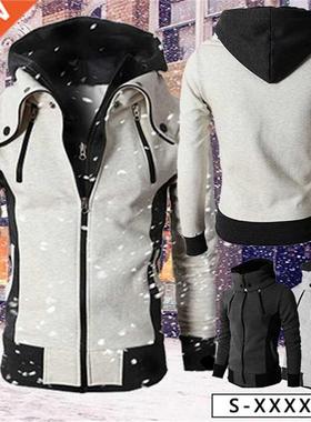 Autumn Warm Men's Zipper Jacket Man Coats Bomber Jackets Sca