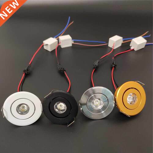 led mini down light 3W 1W dimmable spot light recessed light