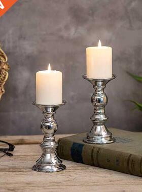 Pllar Candle Holders Weddng Centerpeces Metal Candle