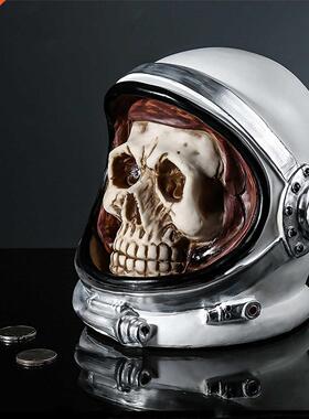 Piggy Bank Halloween Skull Shaped Saving Box Indoor