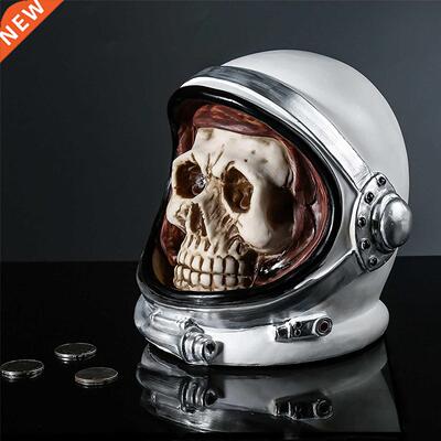 Piggy Bank Halloween Skull Shaped Saving Box Indoor