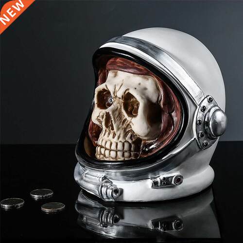 Piggy Bank Halloween Skull Shaped Saving Box Indoor